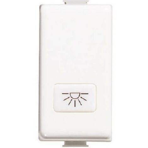 Matix Copritasto con simbologia illuminabile, lampada, colore bianco