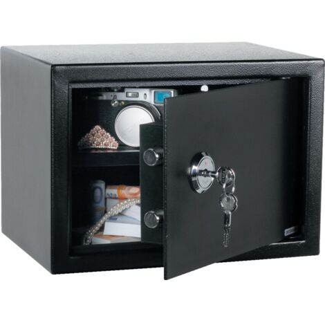 Matlock Mechanical Keyed Safe Black 250 x 350 x 250mm