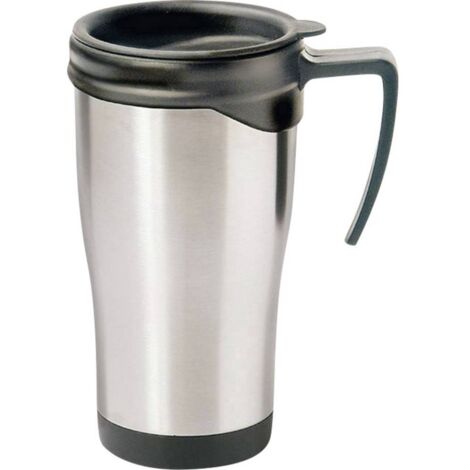 MATO interpräsent Tazza termica Acciaio inox (spazzolato), Nero 0.4 l 4100