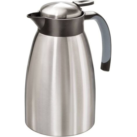MATO interpräsentBella Thermos,Acciaio inox (spazzolato), Nero,1.5 l,4477