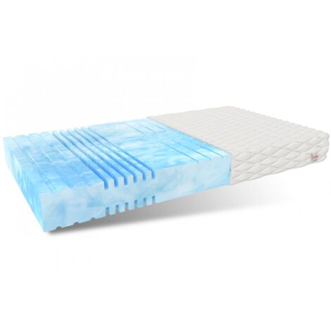 Matratze 160x200 Kaltschaum SKY 7 Zonen Bio Foam Schaum H3 16 cm JERSEY