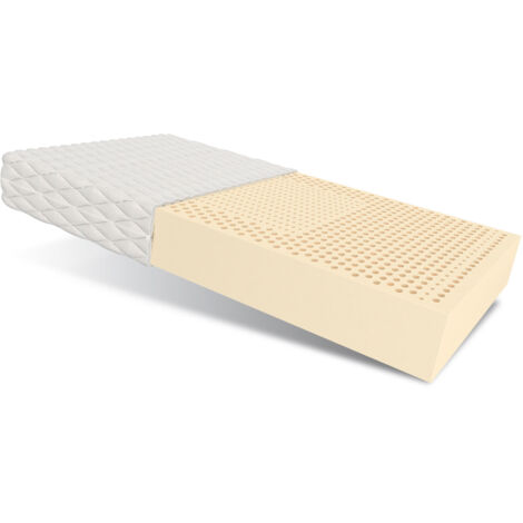 Matratze 70x140 cm Latexmatratze UDINE 7 Zonen Latex H2 9 cm ALOE VERA