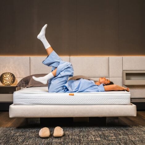 Matratze 90x190 cm Hoch 20 cm - Schaum  Smart