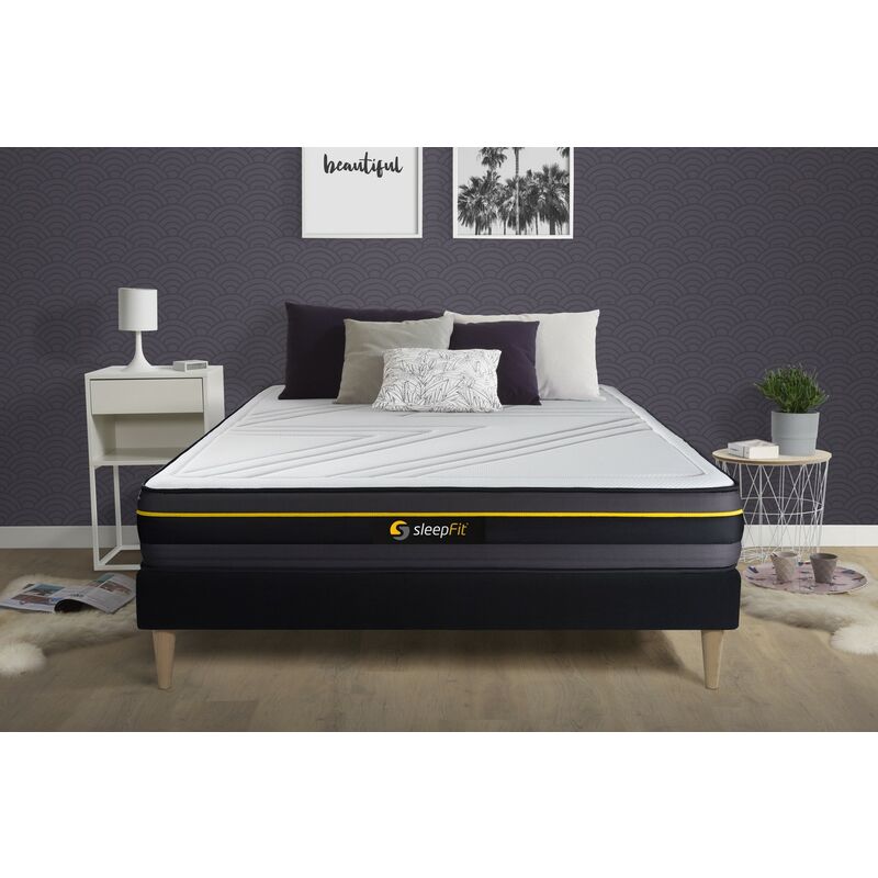 Sleepfit - ACTIVE Matratze 160x190cm, Memory-Schaum , Härtegrad 4, Höhe: 24cm, 5 Komfortzonen