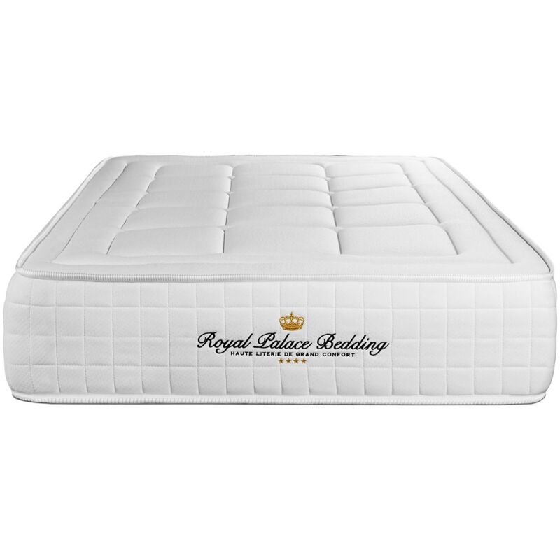 Matratze Balmoral 90x210 cm, Memory-Schaum, Härtegrad 4, Höhe : 24 cm, 3 Komfortzonen
