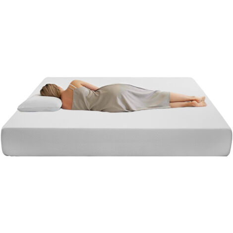 Matratze, bequem, Tagesdecke mit Antirutschpartikeln und Griffen, Öko-Tex zertifiziert, ergonomisch, atmungsaktiv und langlebig, Härte H3, 90x200cm OKWISH