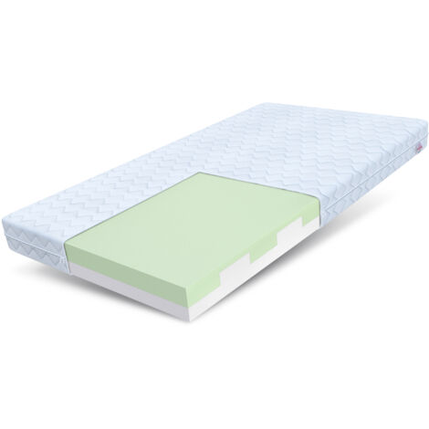 Matratze SAO 7 Zonen 140x200 Premium H2 H3 Hochelastisch Kaltschaum HR 14 cm