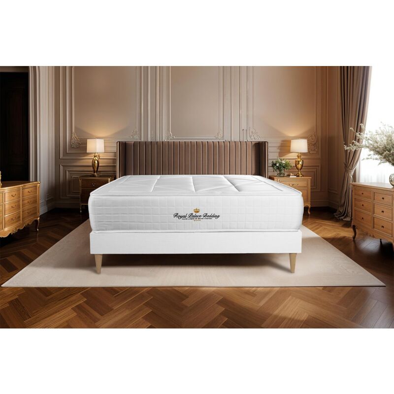 Matratze Windsor 150x190 cm, Memory-Schaum und Taschenfeder, Härtegrad 2, Höhe : 26 cm, 5 Komfortzonen