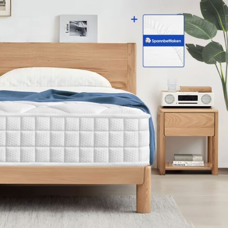 Matratzen 90x190 - 22 cm Dicke - Luxusmatratze für Erwachsene und Kinder - Memory Foam Matratze - 7 Komfortzonen mit anpassungsfähigem Memory-Schaum