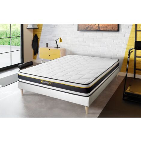 Matratzen- und Lattenrost-Set 140x190 cm - Soft