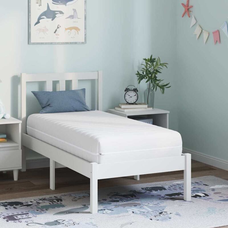 Matratze Weiß 70 X 140 Cm Polyester Vidaxl