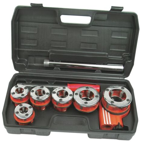 Matrice à cliquet pour tuyaux, lot de 9 pièces - Mannesmann M530-9