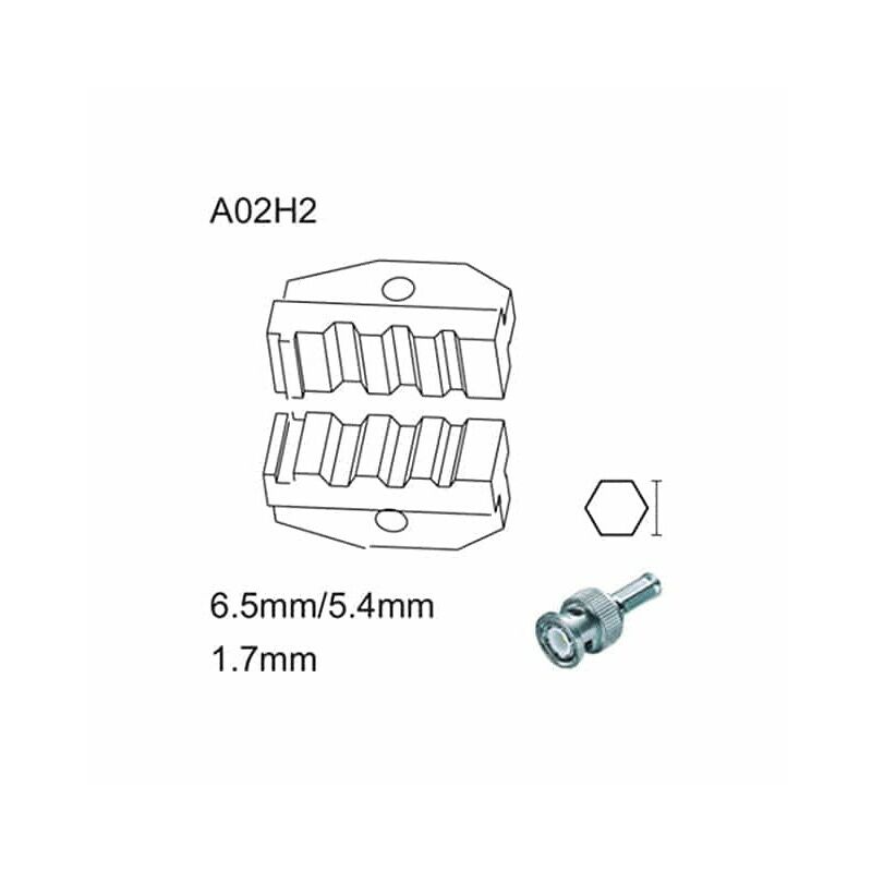 

Matrice de crimpado para conectores coaxiales 6,5mm/5,4mm/1,7mm