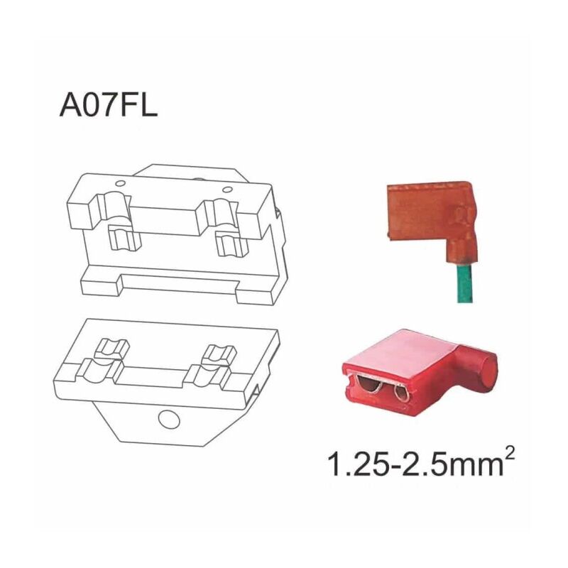 

Errebi Group - Matrice de crimpado para faston preaislado 1.25-2.5 mmq