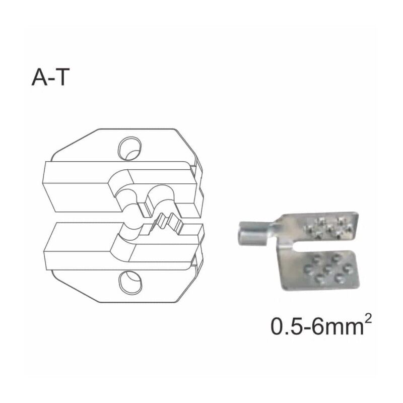

Matrice de crimpado para galvanothermy film terminals 0.5-6 mmq