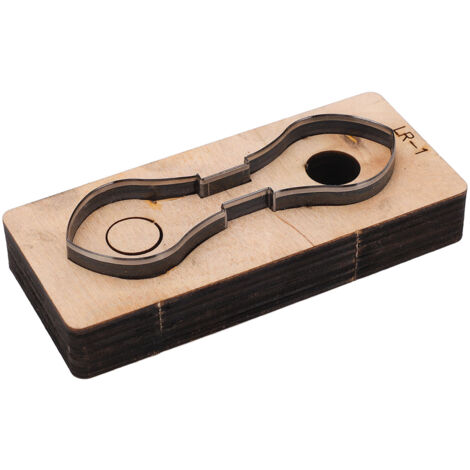 Matrice de découpe en cuir et métal, bricolage, estampage, poinçonnage, moule de découpe, en acier allié, accessoires d'artisanat d'art LR 1