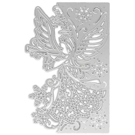Matrice de découpe en métal, motif ange et fée, pour dortoir, bureau ou maison.