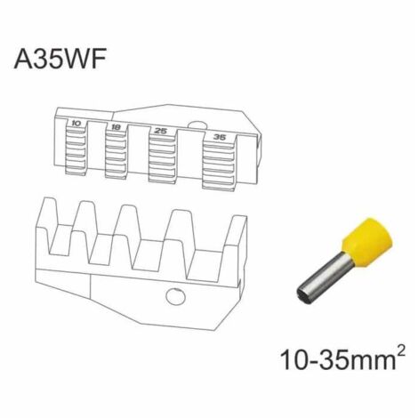 Matrice de sertissage pour pointes 10-35 mmq