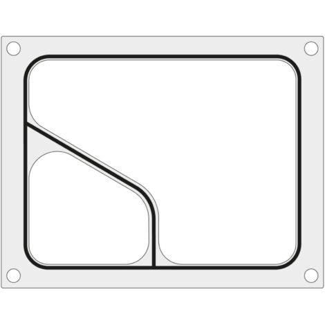 Matrice di forma per macchina sigillatrice Hendi per vaschetta COLT bicomponente 227x178 mm - Hendi 805640