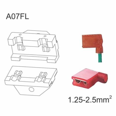 Matrice per faston preisolato 1.25-2.5 mmq