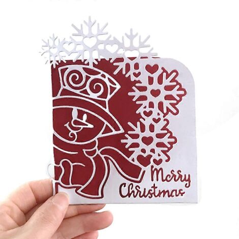 Matrices de découpe de Noël, matrices de gaufrage en métal, pochoirs, modèles de scrapbooking