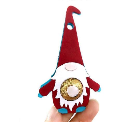 Matrices de découpe en chocolat « Gnome de Noël » - Idées cadeaux pour la fête des mères et la Saint-Valentin