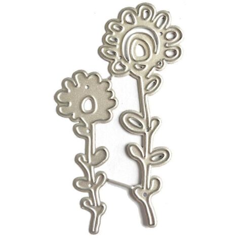 Matrices de découpe en métal Fleurs, pochoir pour gaufrage de cartes et albums de scrapbooking