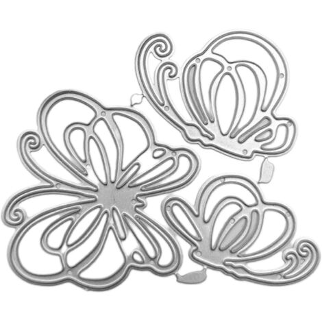 Matrices de découpe en métal Papillons pour pochoir, scrapbooking, album DIY, tampon, papier, carte