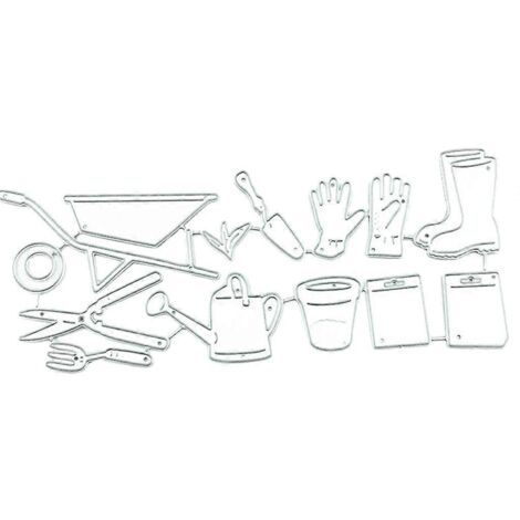 Matrices de découpe en métal pour arrosoir, pochoirs de scrapbooking, découpes pour cartes à gaufrer