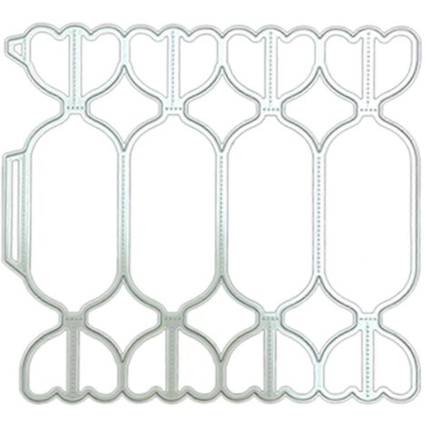 Matrices de découpe en métal pour bonbons, pochoirs, scrapbooking, cartes en papier, moules, gaufrage, décoration artisanale