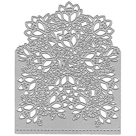 Matrices de découpe en métal pour enveloppes, pochoirs, scrapbooking, tampons, papier C