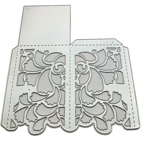 Matrices de découpe en métal pour lanterne, pochoir, gabarit pour scrapbooking, album photo, carte en papier.