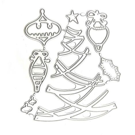 Matrices de découpe en métal pour Noël, pochoirs, scrapbooking, cartes en papier, moules, gaufrage, décoration artisanale