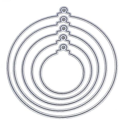 Matrices de découpe en métal pour pendentifs, pochoirs, scrapbooking, gaufrage, cartes et loisirs créatifs en papier