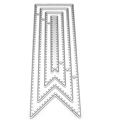 Matrices de découpe en métal pour ruban, pochoirs, scrapbooking, tampons, gaufrage de cartes en papier