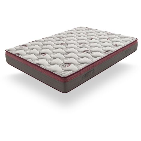 Matelas Elastic Confort Matelas 120X180 Imperial ViscoGraphene - Épaisseur  28 cm - Thermo-regule- 11 Zones de Confort - Mousse à mémoire de forme