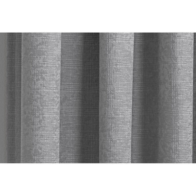 Tyrone Textiles - Matrix Pair of 229 X 274 Blackout Curtains, Grey
