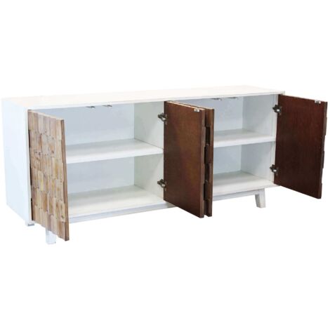 MATRIX - madia moderna con decoro in legno