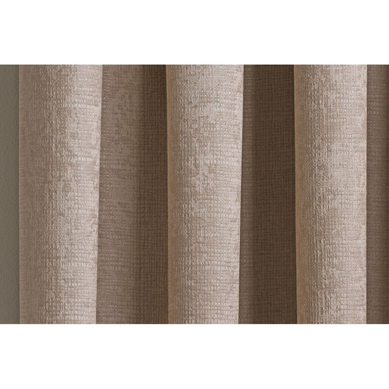 Tyrone Textiles - Matrix Pair of 229 X 183 Blackout Curtains, Latte
