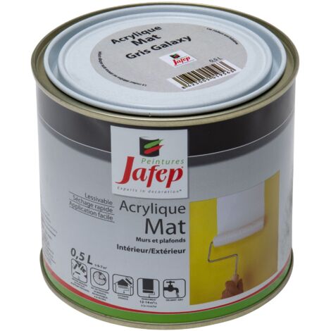 Matt acrylfarbe grau galaxy Jafep 0,5L