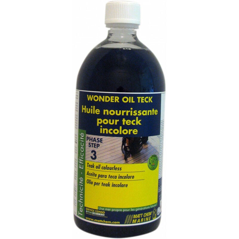 Huile pour teck incolore Matt Chem 1 l