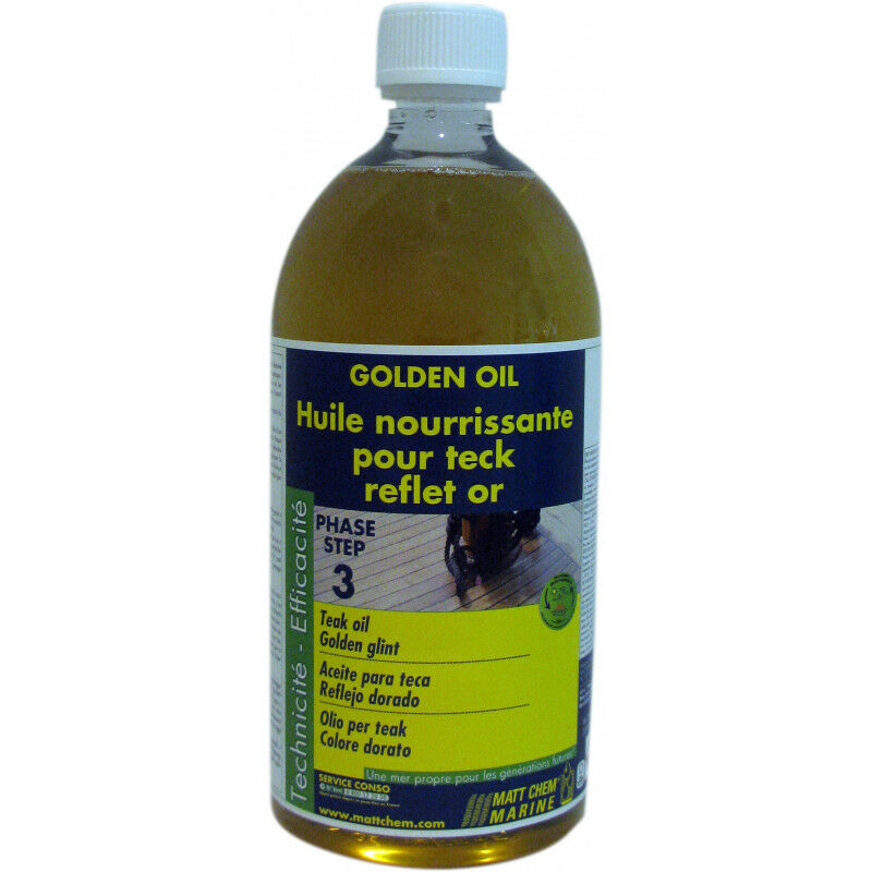 Matt Chem - Huile pour teck - reflet or 1 l - or