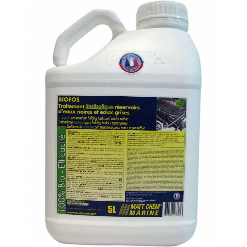 Traitement Écologique Réservoirs d'Eaux Noires et Eaux Grises Matt Chem 5 l
