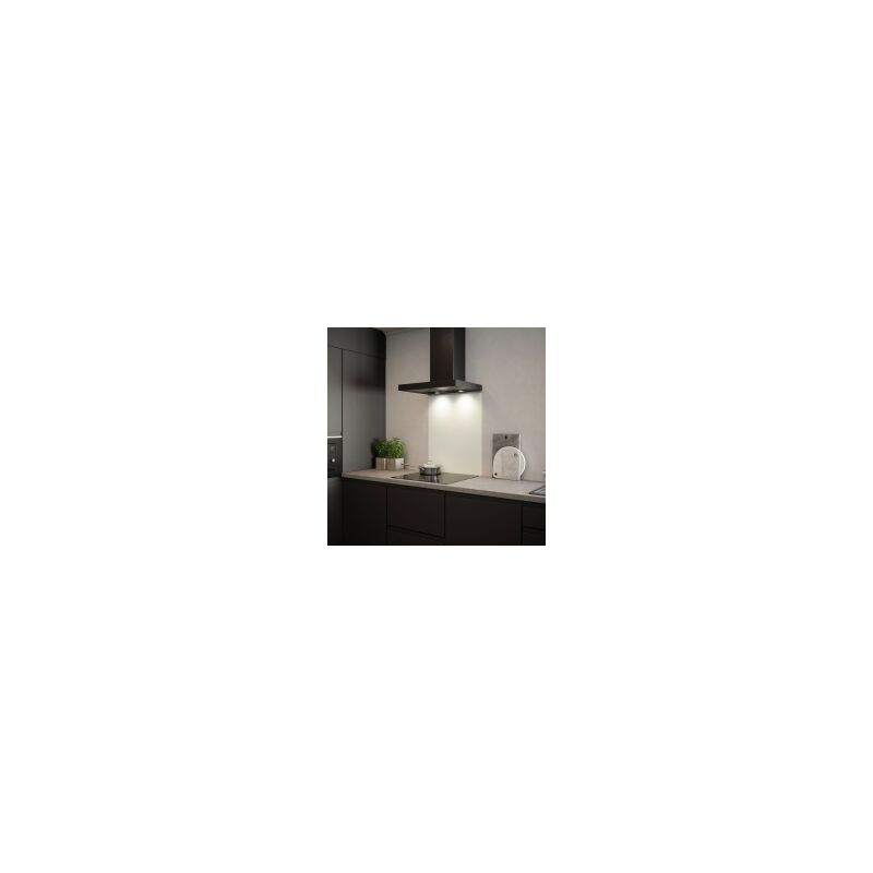 Matt White Glass Kitchen Splashback 600mm x 750mm