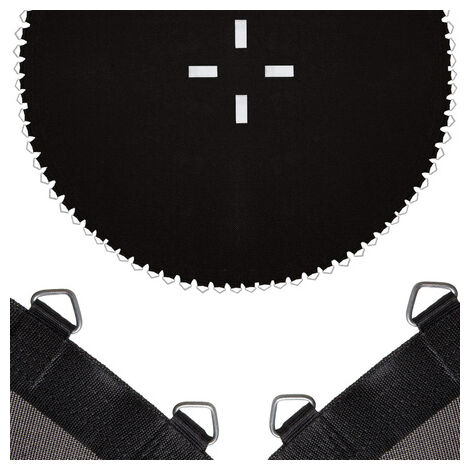 Salto Tappeto Di Ricambio Per Trampolino Rotondo 366 Cm - 80 Occhielli, Per Molle Da 17,8 Cm, Portata 180 Kg