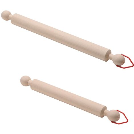 Mattarello in legno di faggio D40mm L40cm