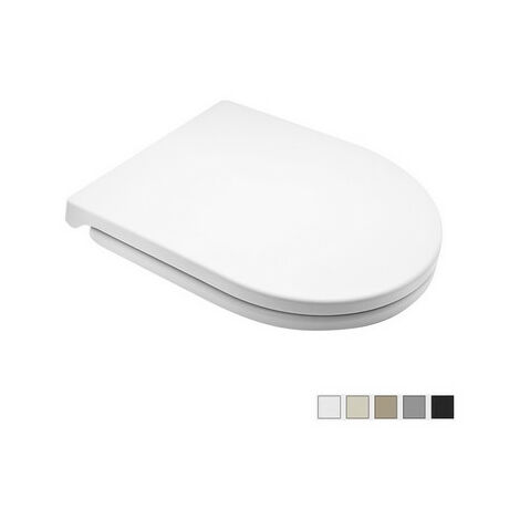 Mattbeiger Toilettensitz