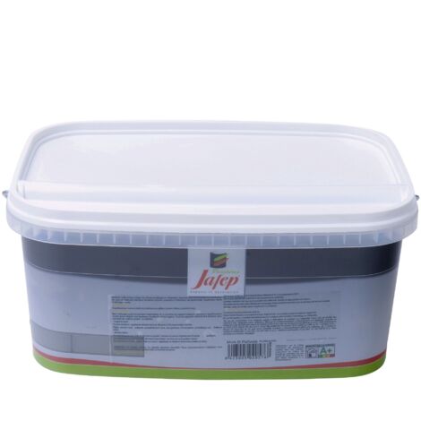Matte acrylfarbe für Wand und Decke in Schiefergrau  2,5L  Jafep