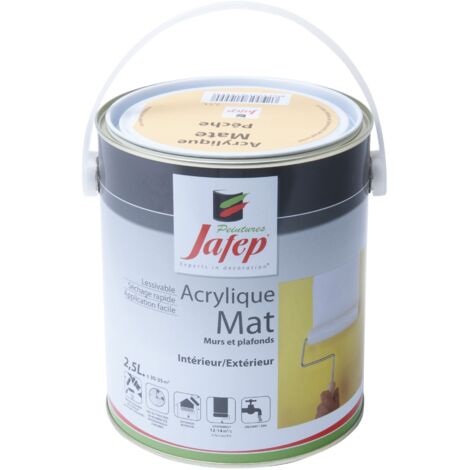 Matte Acrylfarbe Pfirsich Jafep  2,5 L