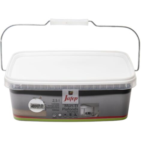 Matte Acrylwand- und Deckenfarbe braun Bohne  2,5L  Jafep  2,5l